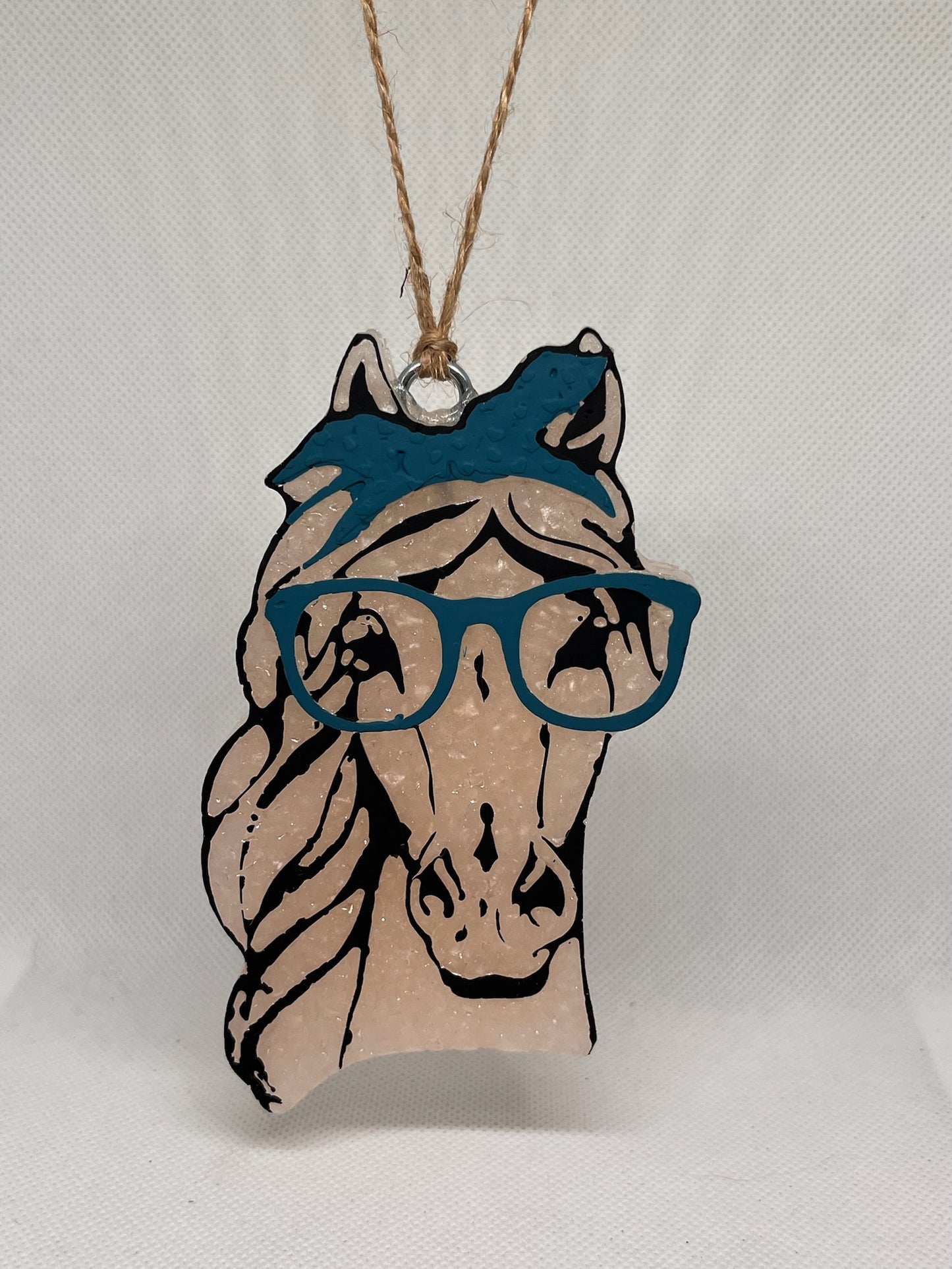 Horse With Glasses Freshie