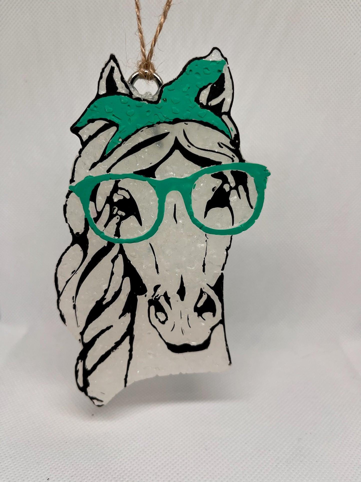 Horse With Glasses Freshie