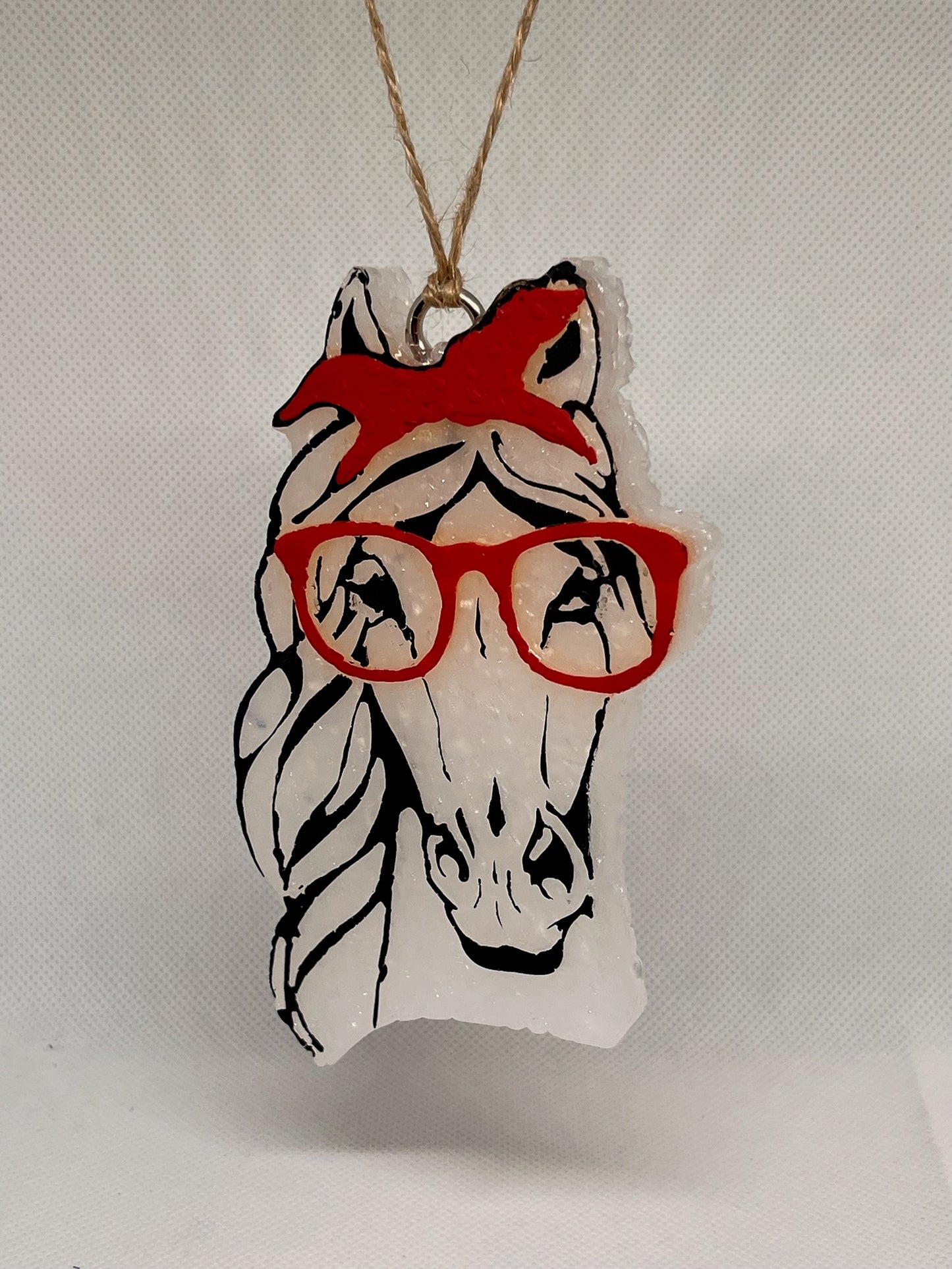 Horse With Glasses Freshie