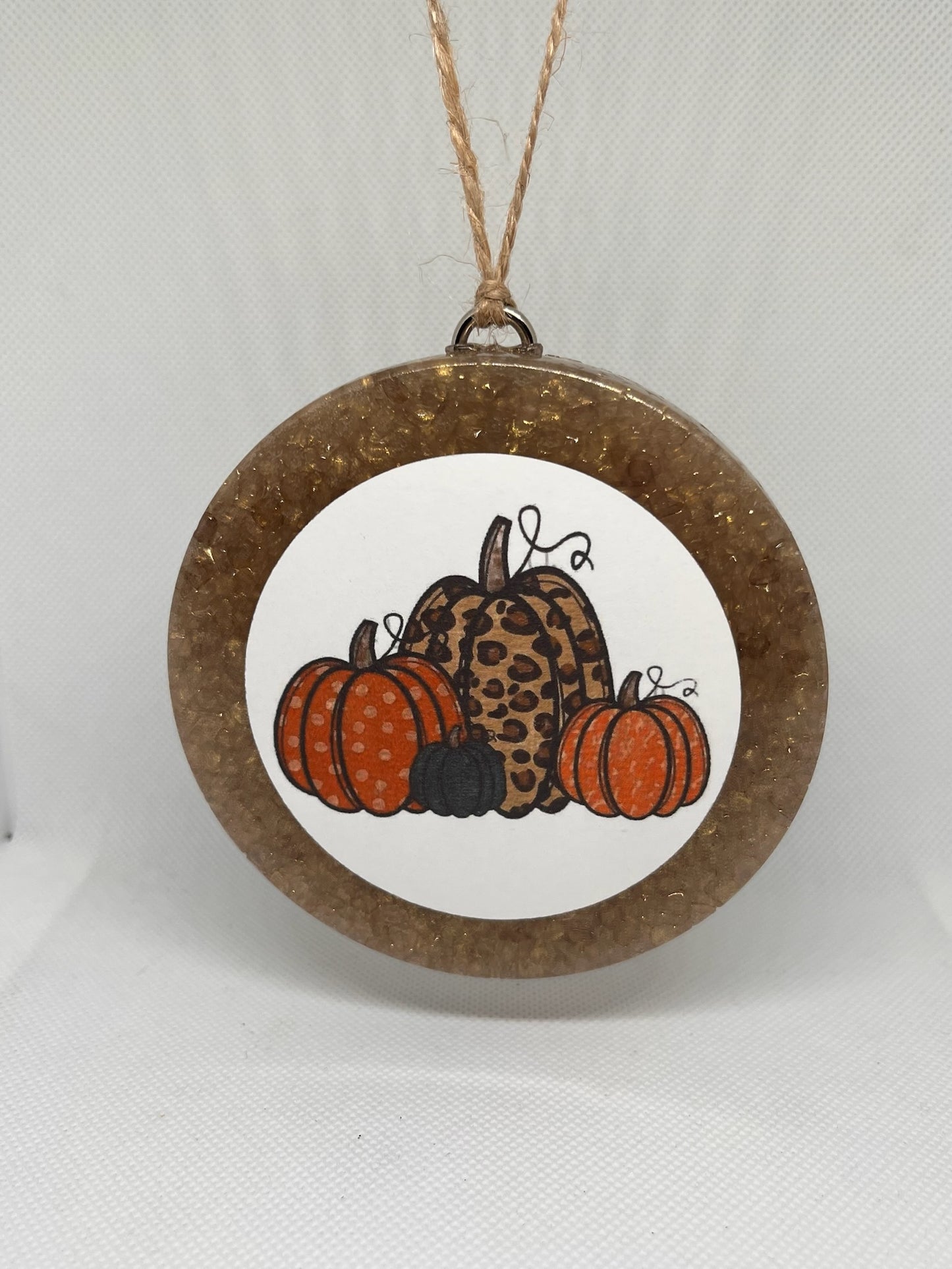 Cheetah Print Pumpkin Cardstock Freshie